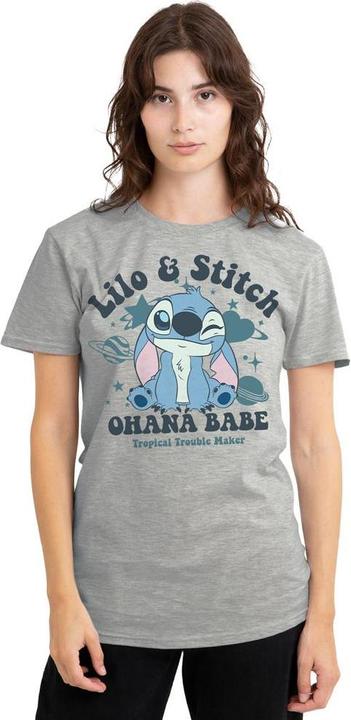 Immagine prodotto Lilo & Stitch Ohana Babe Maglietta Donna (S)