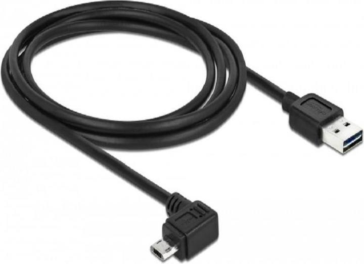 Produktbild Delock Easy USB-A - Micro-B, gewinkelt links/rechts (2 m, USB 2.0)