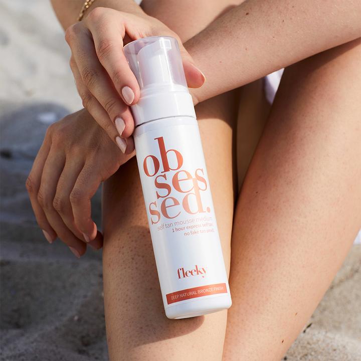 Produktbild Fleeky Self Tan Mousse - Getöntes selbstbräuner Mousse Medium (Selbstbräunungsschaum, 200 ml)