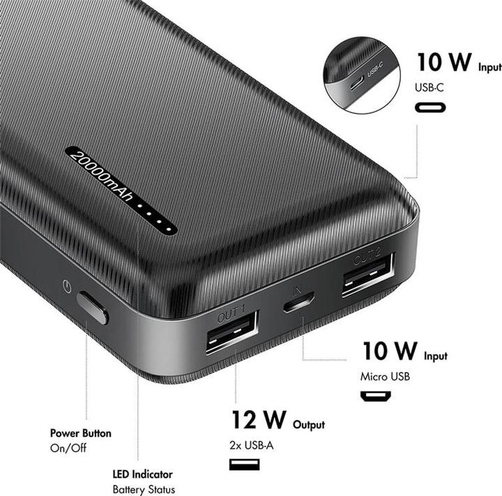 Produktbild LogiLink PA0323 (20000 mAh, 12 W)
