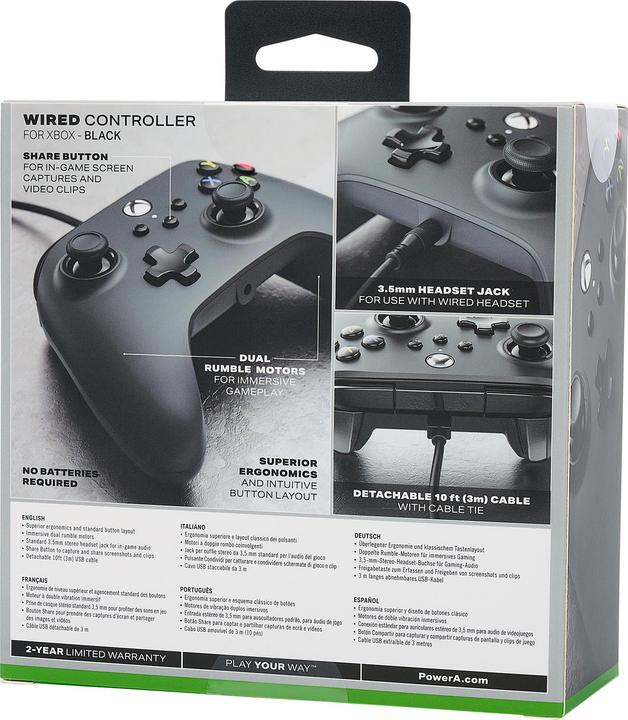 Actual product image PowerA Gamepad (Xbox Series S, Xbox One S, PC, Xbox Series X)