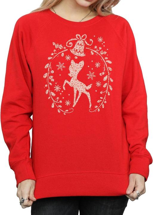 Immagine prodotto Disney Bambi Christmas Wreath Felpa Donna (M)