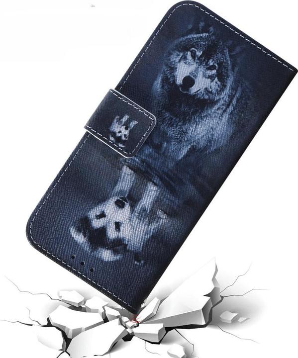 Produktbild Cover-Discount Google Pixel 8 Pro - Leder Etui Hülle Wolf (Google Pixel 8 Pro)