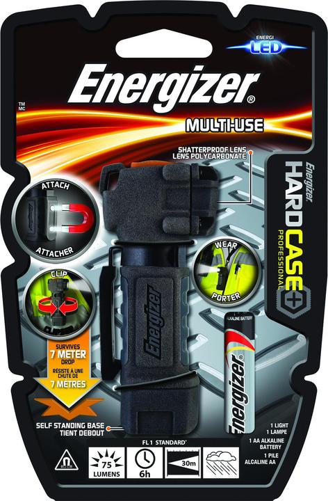 Image du produit Energizer Lampe de poche LED Hard MultiUse (9 cm, 75 lm)