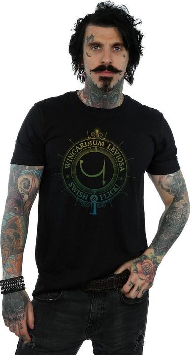 Actual product image Mens Wingardium Leviosa Cotton T-Shirt (S)