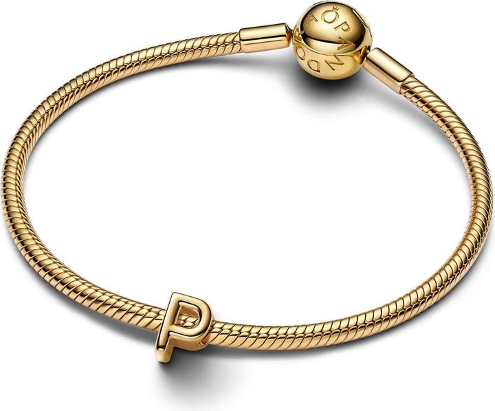 Image du produit Pandora Alphabet-Mini-Charm: Ihre Persönliche Botschaft (Métal, Plaqué or)