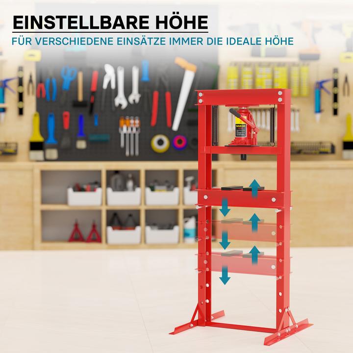 Actual product image Wiltec 20T hydraulic press 500mm workshop press frame press arbour press steel