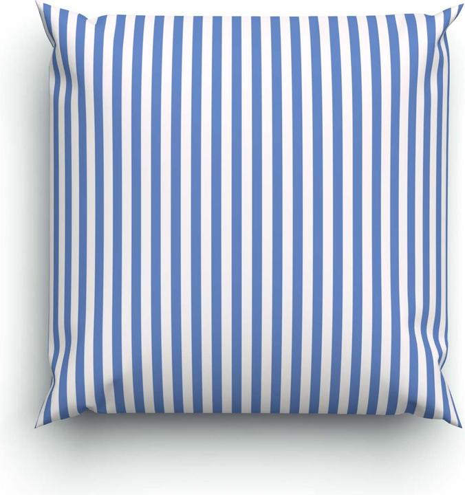 Immagine prodotto Lotus Bettwaren Biancheria da letto bambù a righe blu (Copricuscino, 65 x 65 cm)
