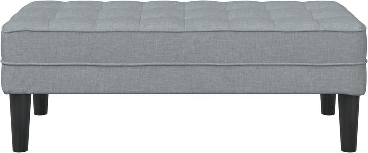 Produktbild VidaXL Bank Hellgrau 113x57x39 cm Stoff (57 cm)