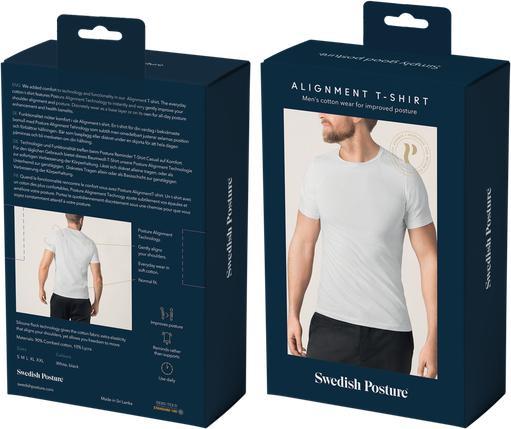 Actual product image Swedish Posture Alignment Cotton Posture T-shirt (XL)