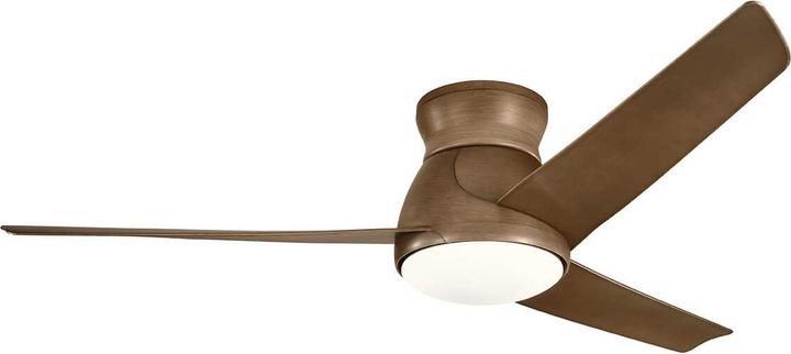 Produktbild Elstead Lighting Eris leiser Deckenventilator mit LED Licht Ø152cm IP44 Aussenbereich + Fernbedienung Walnuss