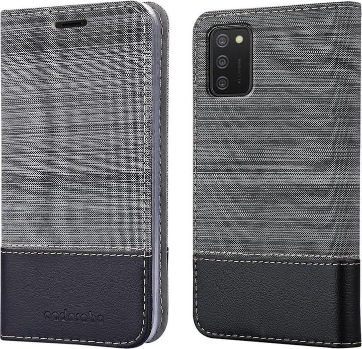 Produktbild Cadorabo Book Jeans Optik Cover (Samsung Galaxy A02s)