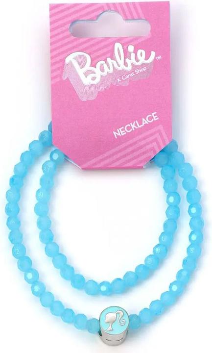 Cinereplicas Blaue Perlen Barbie Halskette und (Zink)