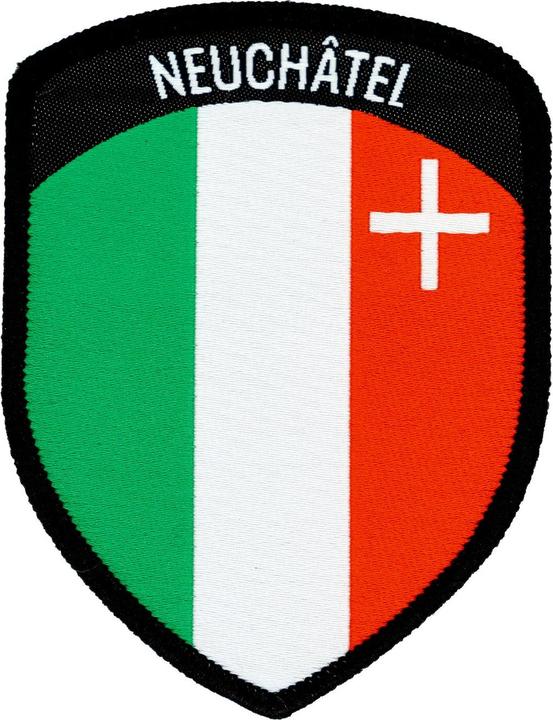 Charlie Mike Klettabzeichen Kantonswappen Neuchâtel