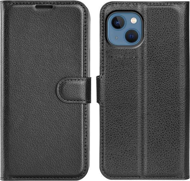 Actual product image MU Classic Litchi Leather Bookcover Series (Apple iPhone 14 Plus)