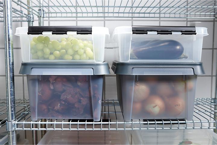 Produktbild Certeo Aufbewahrungsbox Dry | Wasserdicht | 12 l | Transparent | Mit Deckel | VE 7 | SmartStore