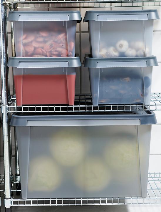 Produktbild Certeo Aufbewahrungsbox Dry | Wasserdicht | 12 l | Transparent | Mit Deckel | VE 7 | SmartStore