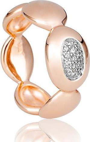 Breuning RING - BRILL. 0,088 Ct. H/si (50, 585/14 K Gold)