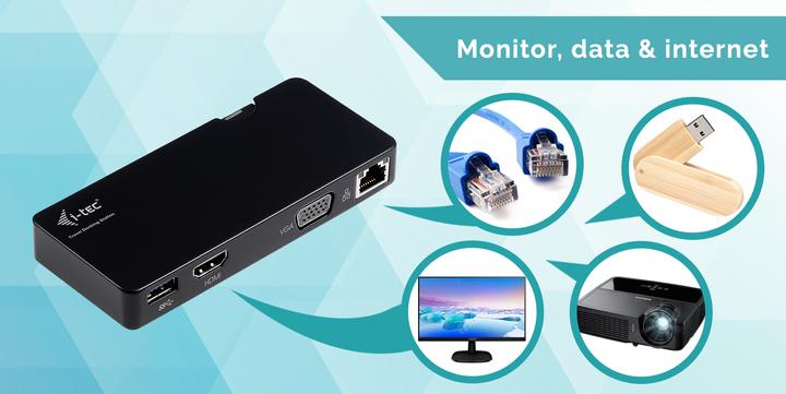 Produktbild i-tec Travel Dock (USB-A, 1 Ports)