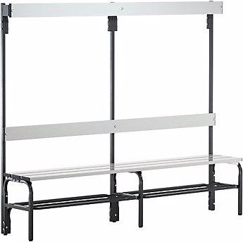 Actual product image Sypro Changing room bench made of stainless steel, HxD 1650 x 375 mm, length 1500 mm (150 cm, 165 cm)