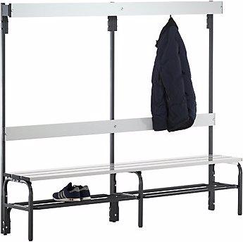 Actual product image Sypro Changing room bench made of stainless steel, HxD 1650 x 375 mm, length 1500 mm (150 cm, 165 cm)