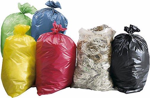 Actual product image Deiss PREMIUM PLUS, 120 l waste sacks, blue, pack of 250, material thickness 31 µm. (1 x, 120 l)
