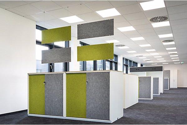 Actual product image Ceka NEOTEX sliding door cupboard with acoustic front, HxWxD 1150 x 1200 x 440 mm