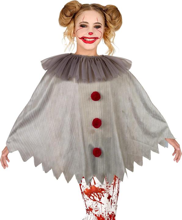 Produktbild Widmann HORROR CLOWN (Poncho), One Size Fits Most Children (One Size)