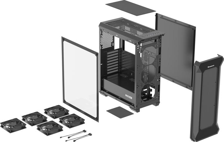 Actual product image Genesis Irid 505F (ATX, mATX, Mini-ITX)