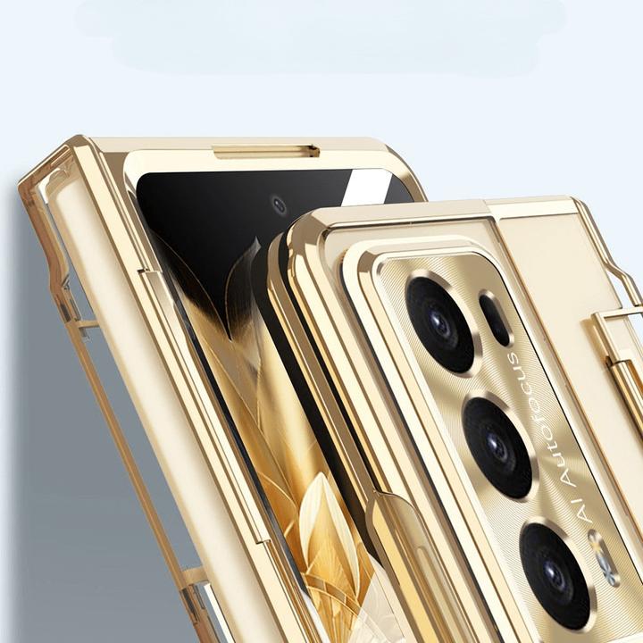 Immagine prodotto Cover-Discount Honor Magic V2 - Custodia protettiva a 360 gradi con kickstand color oro (Honor Magic V2)