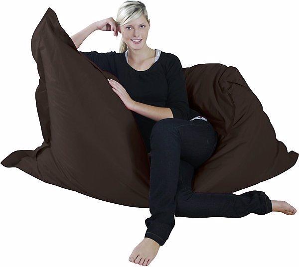 Image du produit Kinzler Fauteuil poire XXL, l x p 1800 x 1400 mm, marron foncé.
