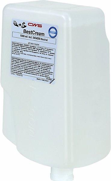 Actual product image CWS Liquid soap, pack of 12 bottles, 1 l each, neutral, white-cream. (1000 ml)