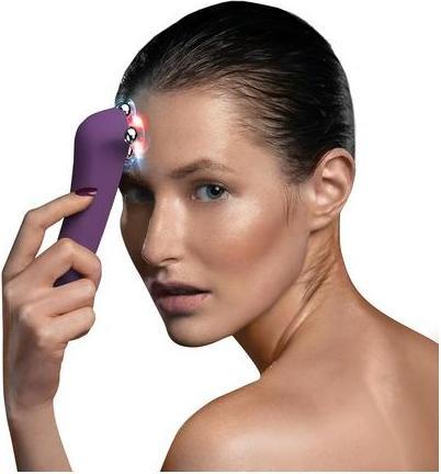 Actual product image FAQ 401 Dual Microcurrent Device Red & Blue Light Facial Massager