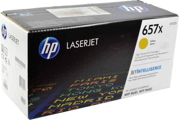 Actual product image HP 657x (Y)