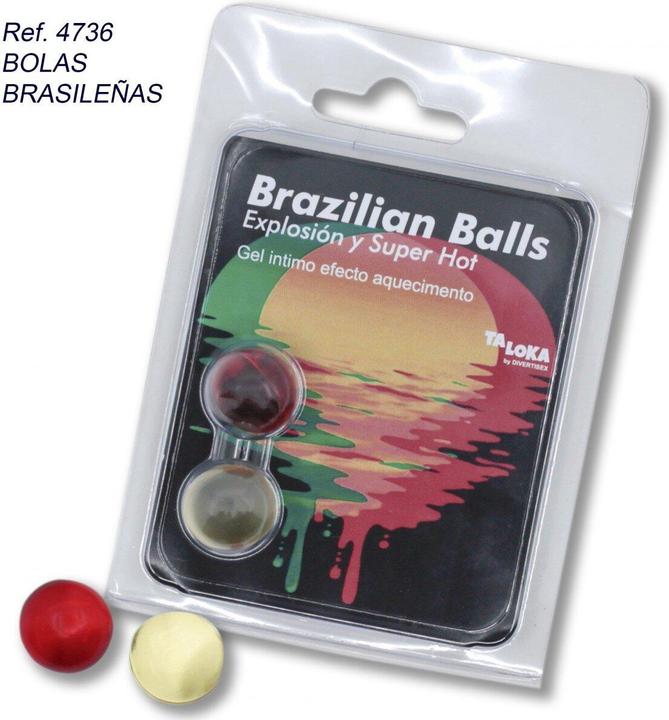Image du produit Taloka 2 Boules Brésiliennes Super Hot Effect Gel Excitant