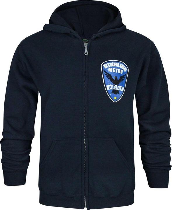 Immagine prodotto Arrow Starling City Metro Police Felpa con Cappuccio e Zip Intera Uomo (M)