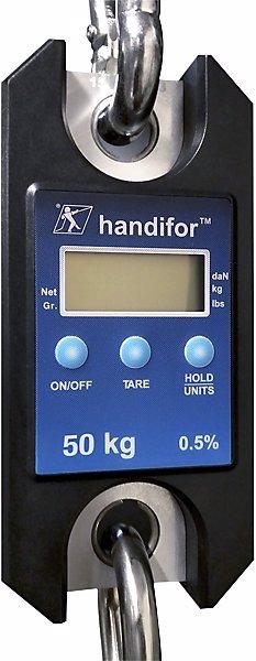 Actual product image Tractel handifor™ dynamometer, miniature model, weighing range up to 50 kg.