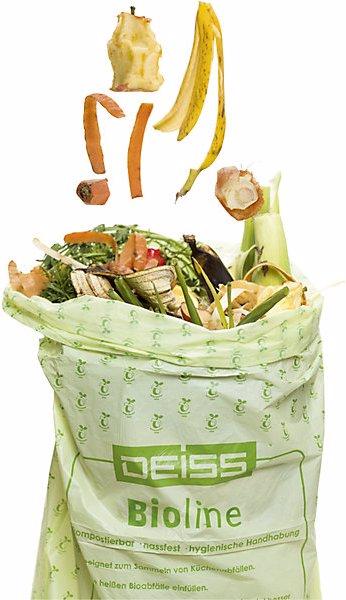 Produktbild Deiss Kompostierbare Biomüll-Abfallsäcke (100 x, 240 l)