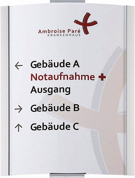 Immagine prodotto Moedel Cartello per segnaletica da interni FRANKFURT™, UNI A3 orizzontale, alt. x
