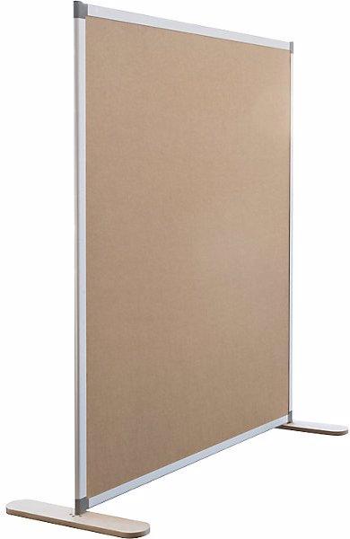 Actual product image smiT NATURAL partition, WxD 1250 x 500 mm, with honeycomb cardboard, height 1450 mm.