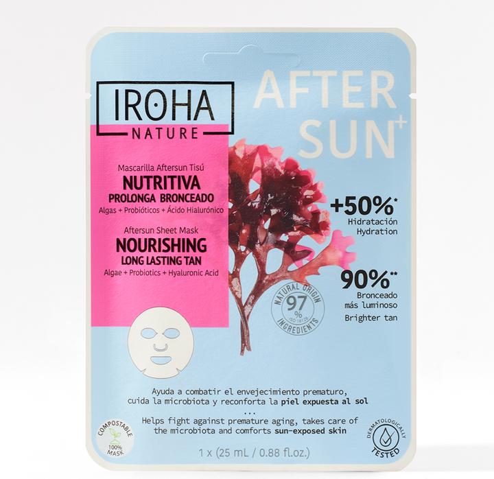 Immagine prodotto Iroha Nature Maschera doposole nutriente abbronzatura di lunga durata (25 ml, Gel doposole)