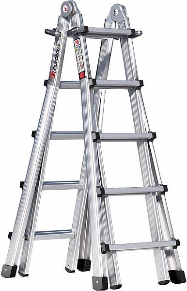 Produktbild Euroline Alu-Vario-Klappleiter (Mehrzweckleiter, 520 cm)