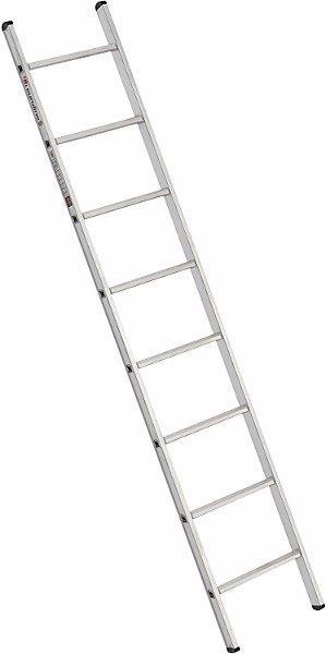 Actual product image Euroline Lean to rung ladder, width 410 mm, 8 rungs. (Single ladder, 240 cm)