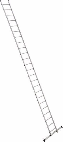 Actual product image Euroline Lean to rung ladder, width 410 mm, 24 rungs with beam. (Single ladder, 685 cm)