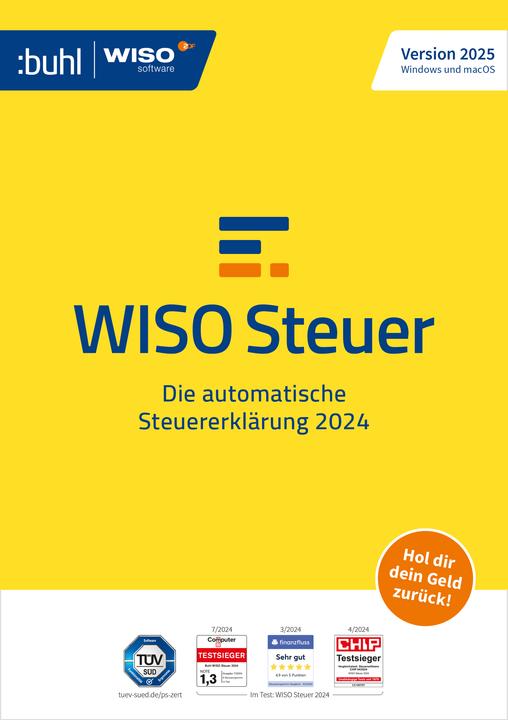 Produktbild Buhl Data Service WISO Steuer 2025 (1 User, 1 Geräte/User, unbegrenzt)