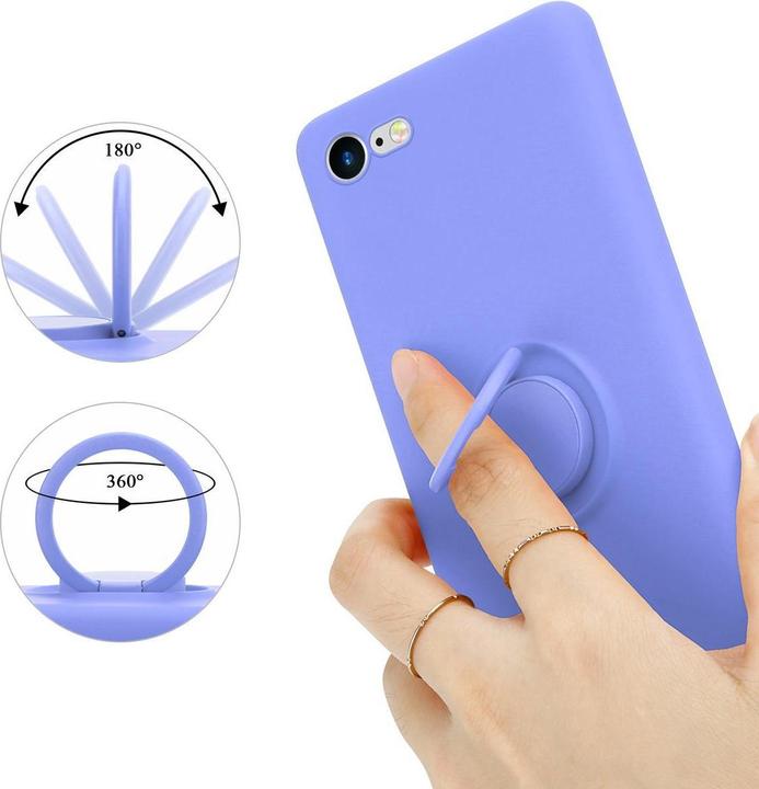 Immagine prodotto Cadorabo Custodia in silicone TPU Liquid Ring Cover (Apple iPhone 7, Apple iPhone SE (seconda generazione))