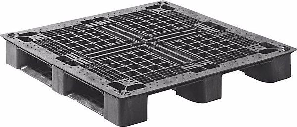 Image du produit Kiga Palette chimie, lot de 5, L x l x h 1140 x 1140 x 150 mm, 3 semelles.