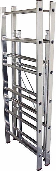 Actual product image Krause Folding scaffold, platform 1.4 x 0.5 m, working height 2.8 m. (Scaffolding, 140 cm)