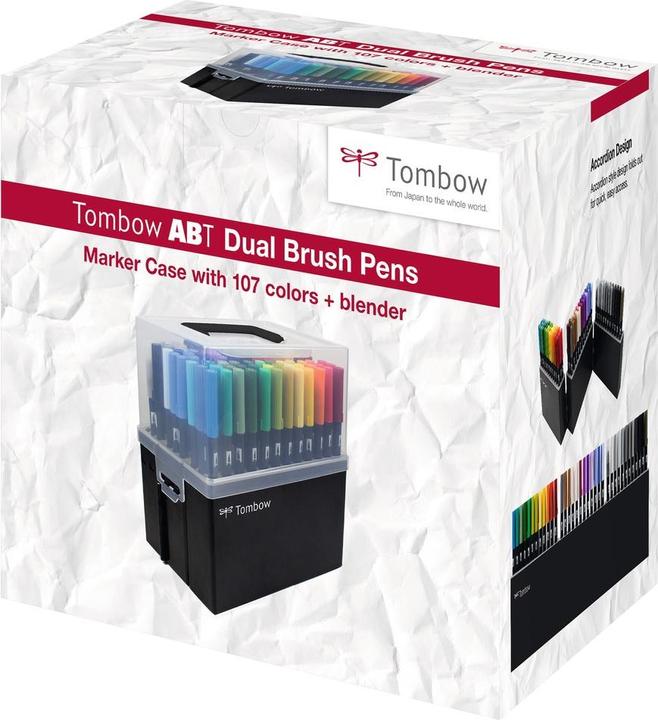 Actual product image Tombow Double-fibre pens (Multicoloured, 107 x)