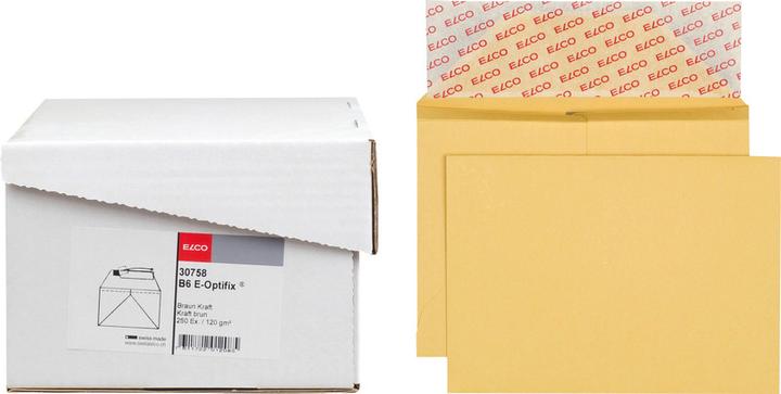 Immagine prodotto Elco Buste valore Kraft marrone in confezione bulk da ufficio (B6, 250 x)